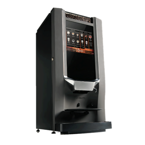 Kaffeautomat, Melitta Zia 824 DG. Driftssikker og betjeningsvenlig helbønne maskine, Peter Larsen Kaffe
